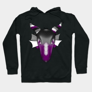 Asexual Pride Flag Dragon - 2018 Hoodie